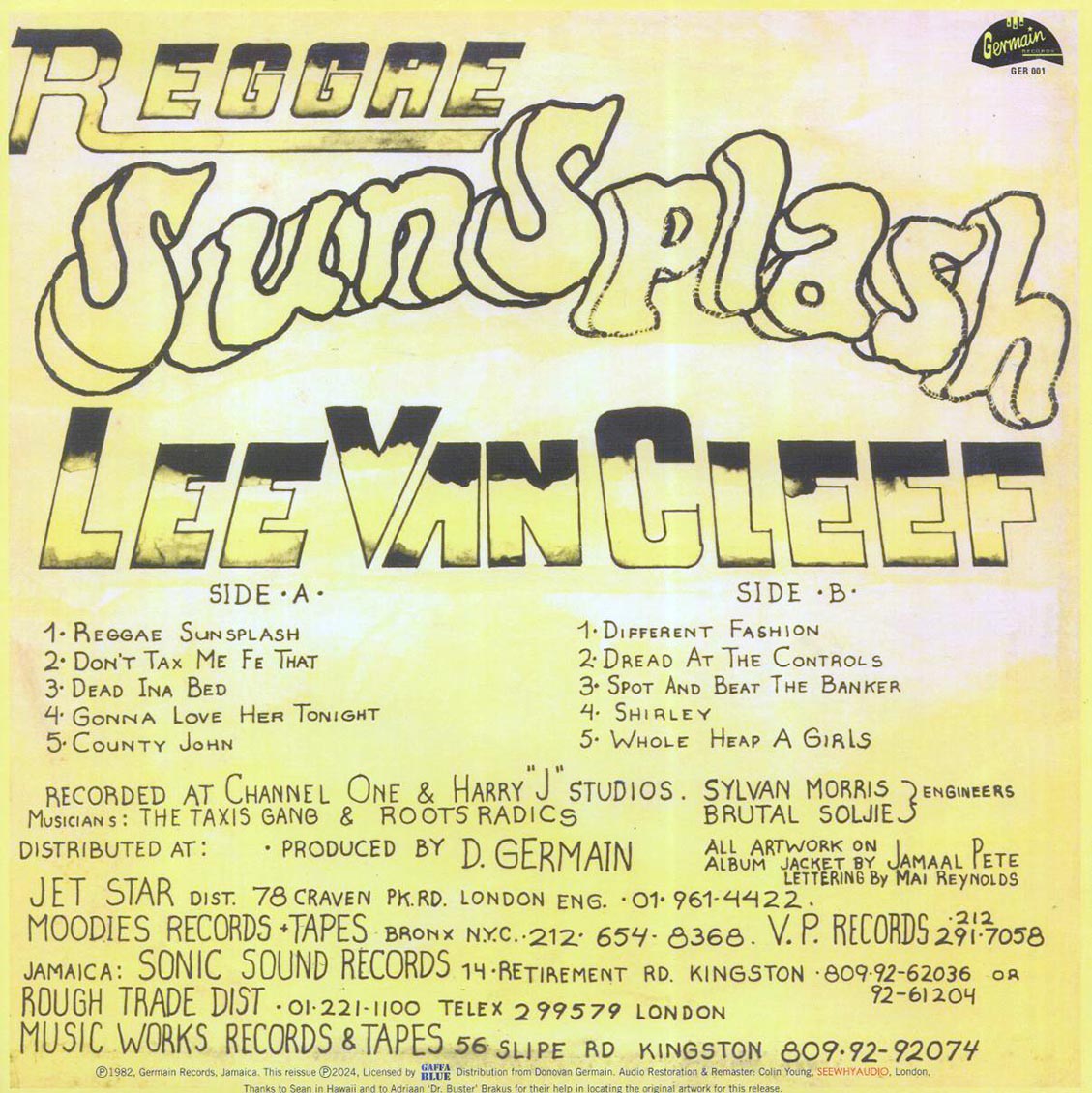 Lee Van Cleef - Reggae SunSplash - Vinyl LP, LP