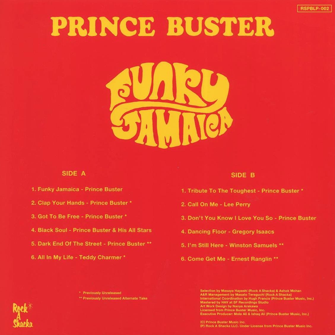 Prince Buster - Funky Jamaica (Japan press) - Vinyl LP, LP