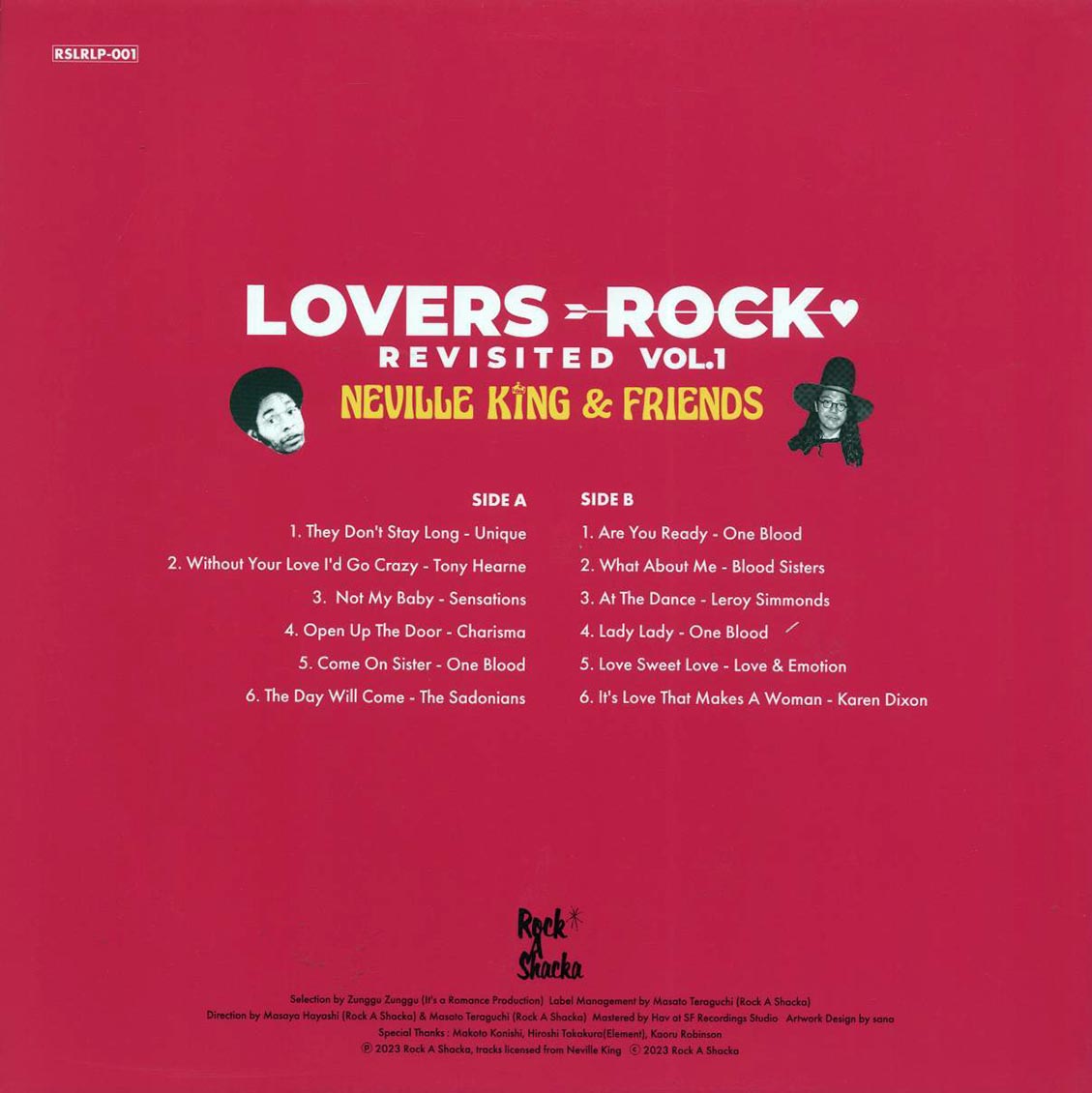 The Uniques, One Blood, Karen Dixon, Etc. - Lovers Rock Revisited Volume 1: Neville King & Friends (Japan press) - Vinyl LP, LP