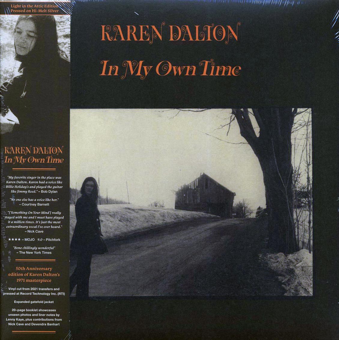Karen Dalton - In My Own Time (50th Anniv. Ed.) (silver vinyl) (RTI press) - Vinyl LP