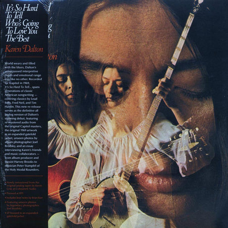Karen Dalton - It's So Hard To Tell Who's Going To Love You The Best (RTI press) - Vinyl LP, LP