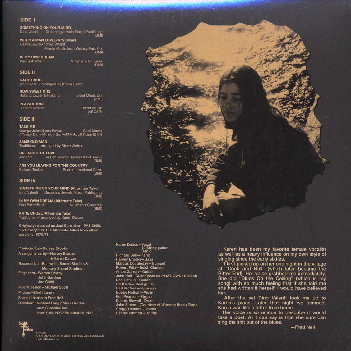 Karen Dalton - In My Own Time: 50th Anniversary Deluxe Edition (50th Anniv. Ed.) (+bonus tracks) (2xLP) (deluxe edition) (RTI press) (incl. 2 x bonus 45rpm records - Vinyl LP, LP