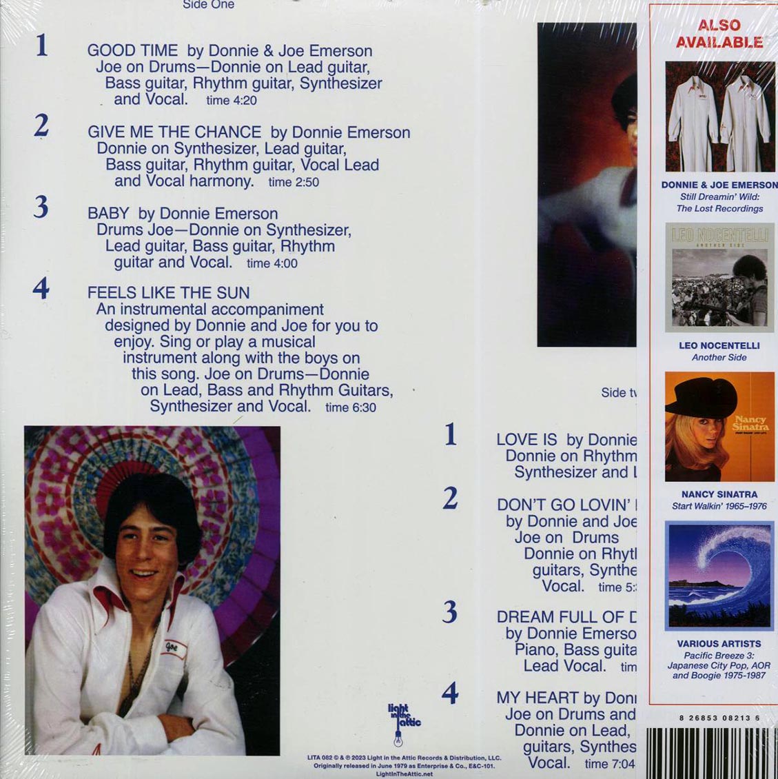 Donnie & Joe Emerson - Dreamin' Wild (ltd. ed.) (blue vinyl) (RTI press) - Vinyl LP, LP