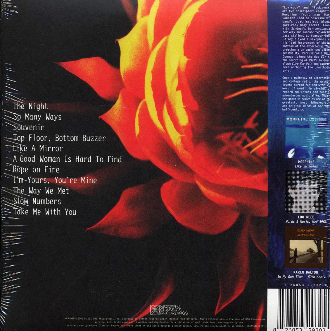 Morphine - The Night (2xLP) (180g) (purple vinyl) - Vinyl LP, LP