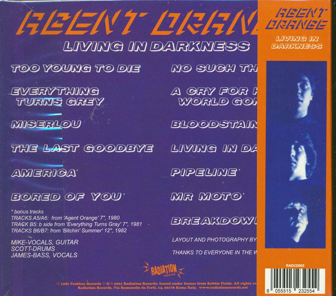 Agent Orange - Living In Darkness (remastered) - CD, CD