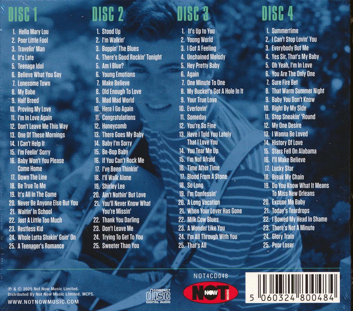 Ricky Nelson - 100 Hits (100 tracks) (4xCD) (deluxe 4-fold digipak) - CD, CD