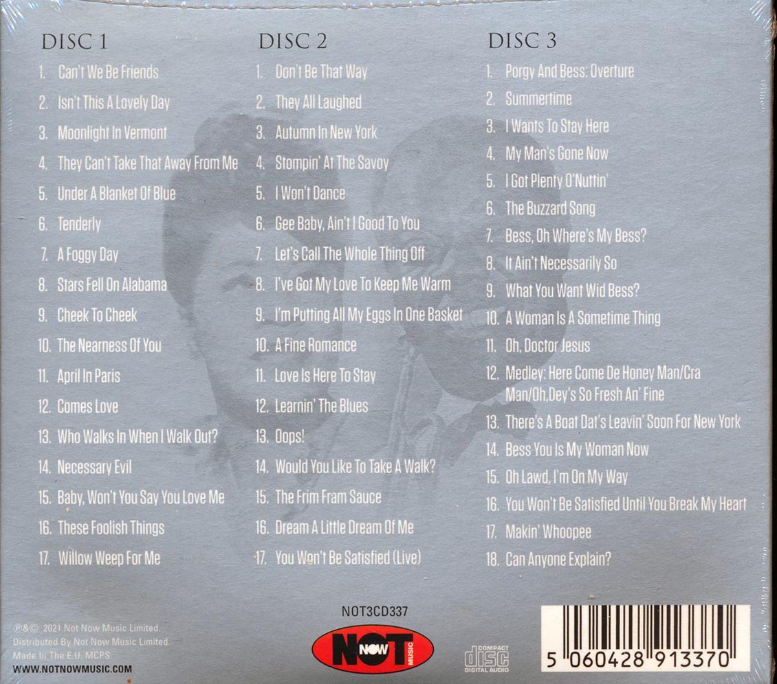 Ella Fitzgerald, Louis Armstrong - The Platinum Collection (52 tracks) (3xCD) (deluxe 4-fold digipak) - CD, CD