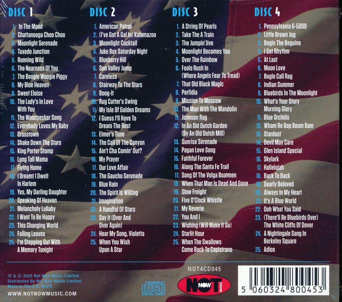 Glenn Miller - 100 Hits (100 tracks) (4xCD) (deluxe 4-fold digipak) - CD, CD