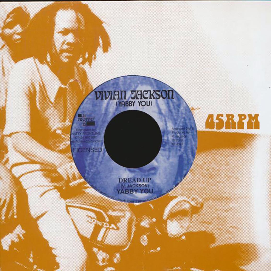 Yabby U - Dread Up (Jah Jah Way)  /  Version - 7"