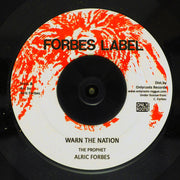 Alric Forbes - Warn The Nation  /  Warn Dub - 7"