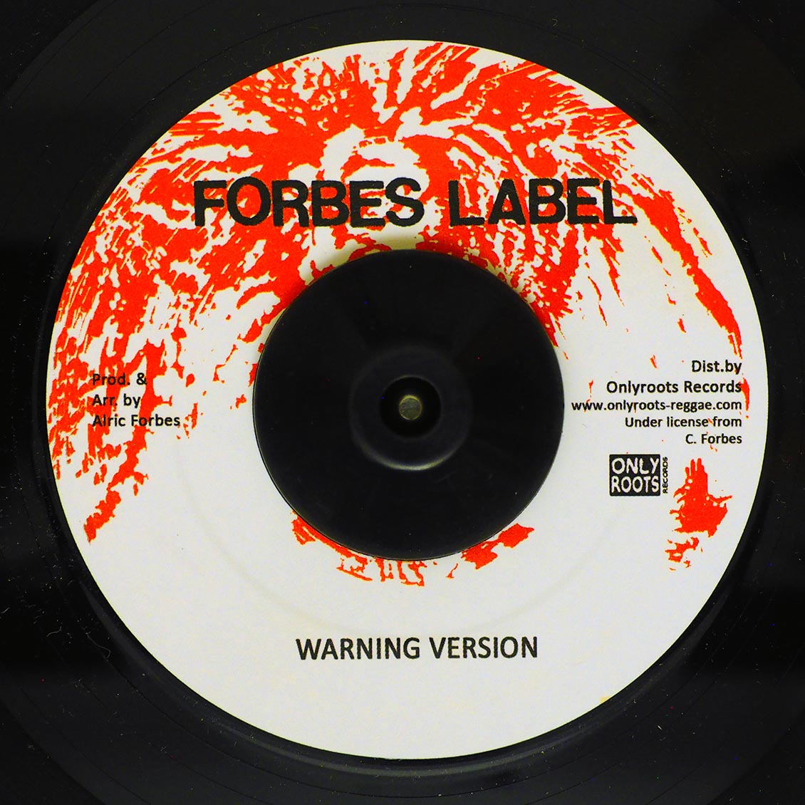 Alric Forbes - Warn The Nation  /  Warn Dub - 7", 7"