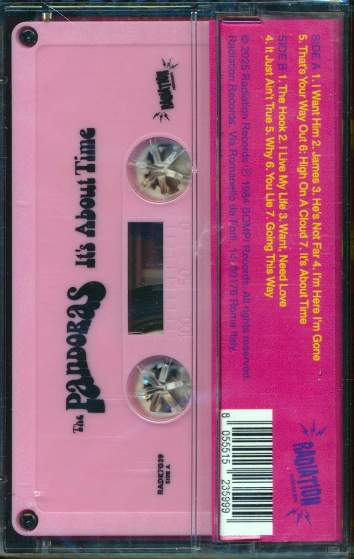 The Pandoras - It's About Time - TAPE, TAPE