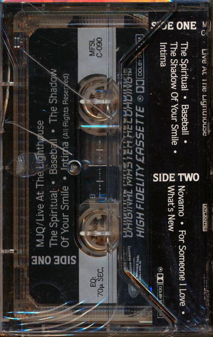 Modern Jazz Quartet - Live At The Lighthouse (CASSETTE CASE CRACKED) - TAPE, TAPE