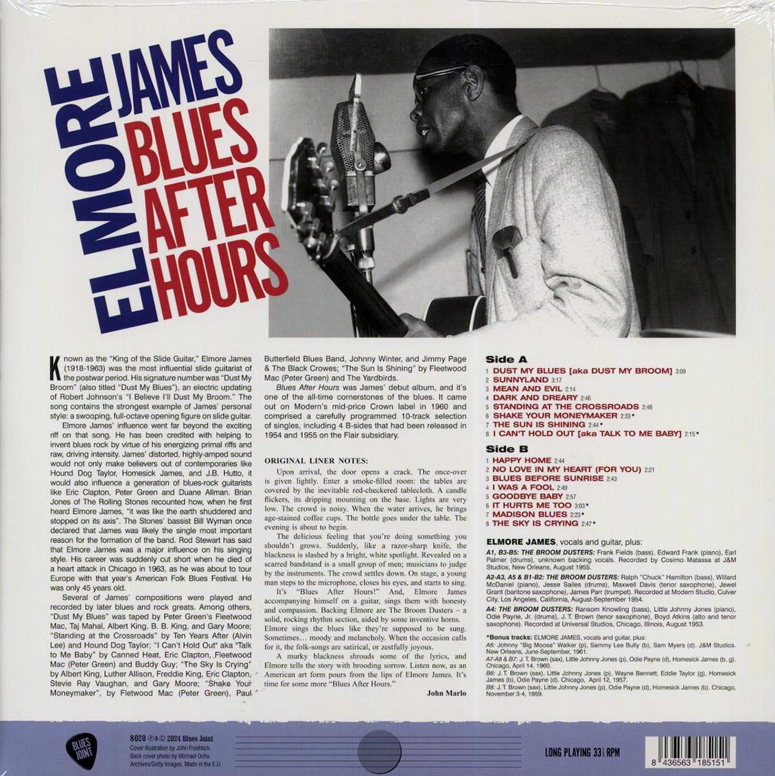 Elmore James - Blues After Hours (+6 bonus tracks) (180g) - Vinyl LP, LP