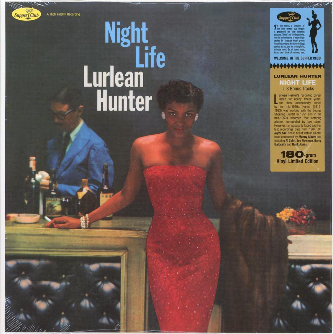 Lurlean Hunter - Night Life (+3 bonus tracks) (ltd. ed.) (180g) - Vinyl LP