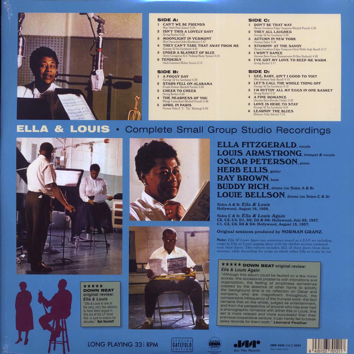 Ella Fitzgerald, Louis Armstrong - Complete Small Group Studio Recordings (2xLP) (180g) - Vinyl LP, LP