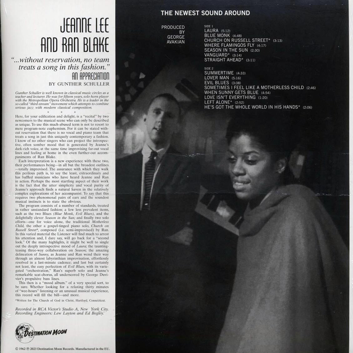 Jeanne Lee, Ran Blake - The Newest Sound Around (ltd. 500 copies made) (clear vinyl) - Vinyl LP, LP