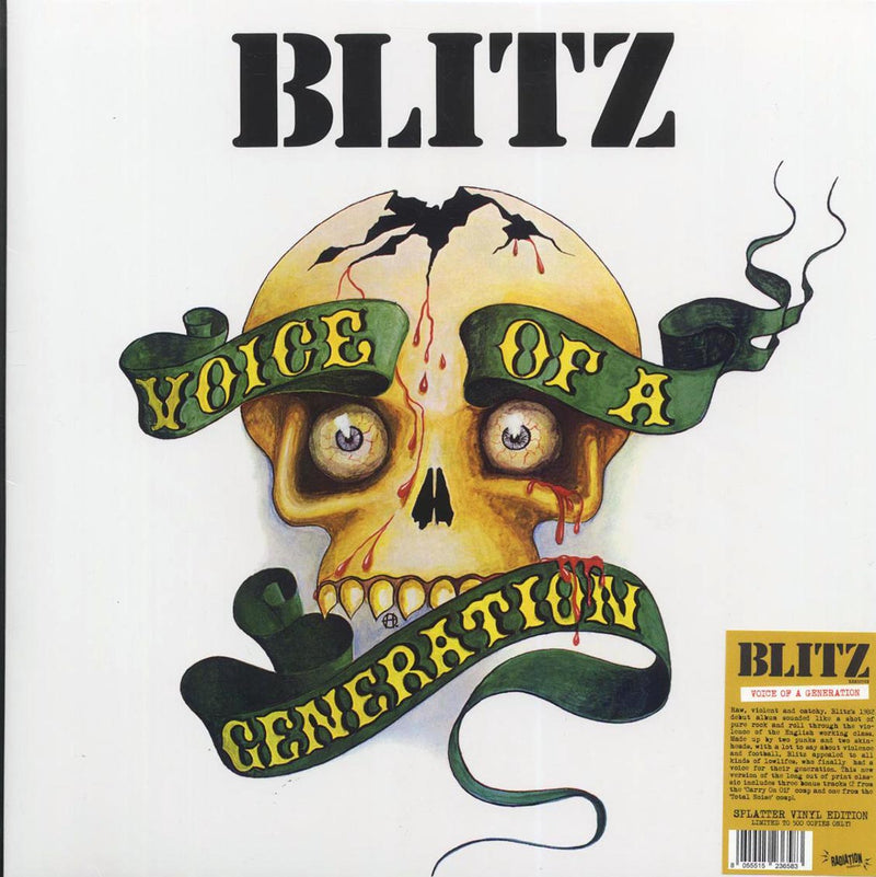 Blitz - Voice Of A Generation (ltd. 500 copies made) (white/green splatter vinyl) - Vinyl LP