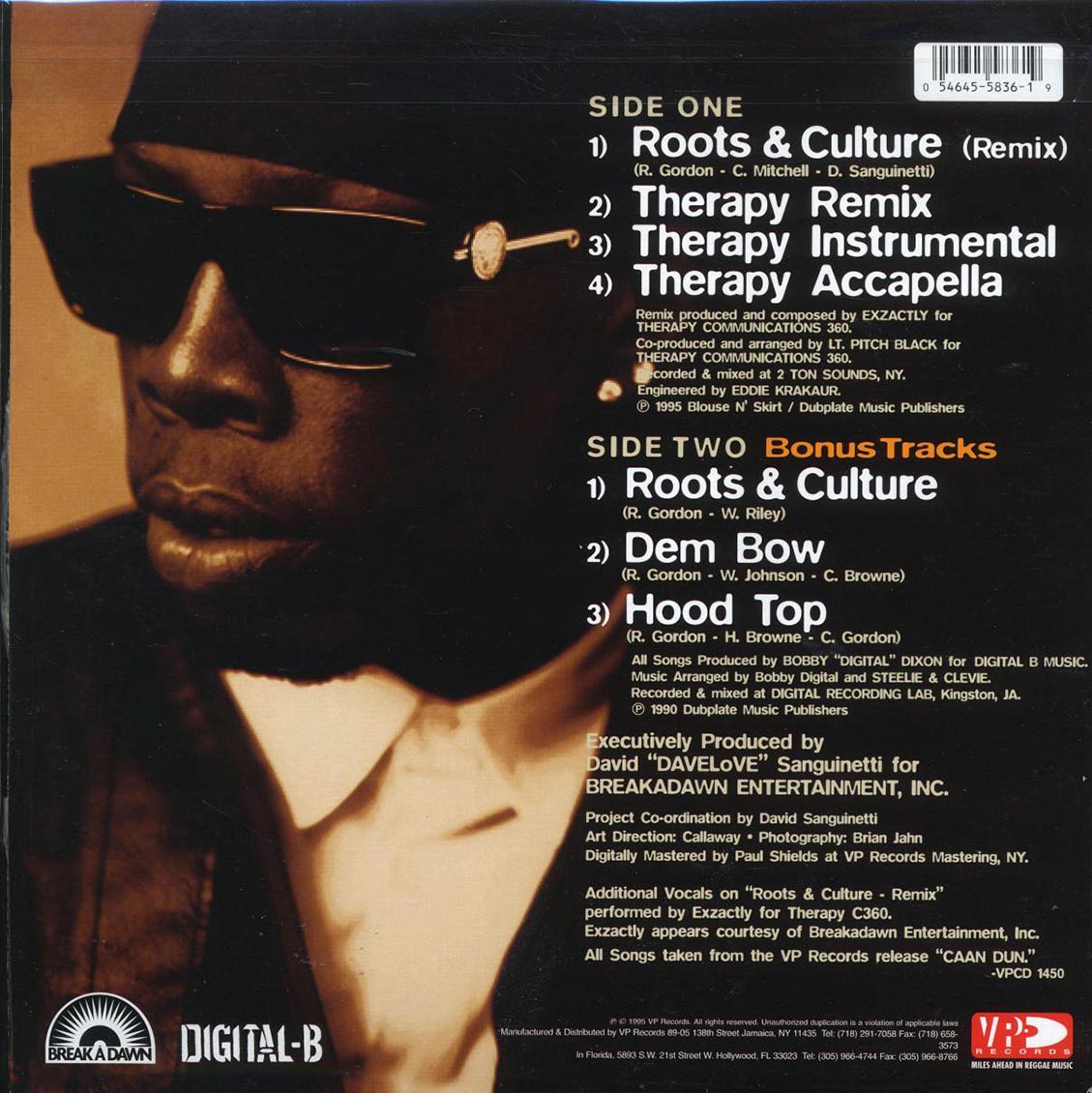 Shabba Ranks - Roots & Culture (ORIGINAL 1995 PRESS) (rhythm: "Stalag") (orig. press) - Vinyl LP, LP