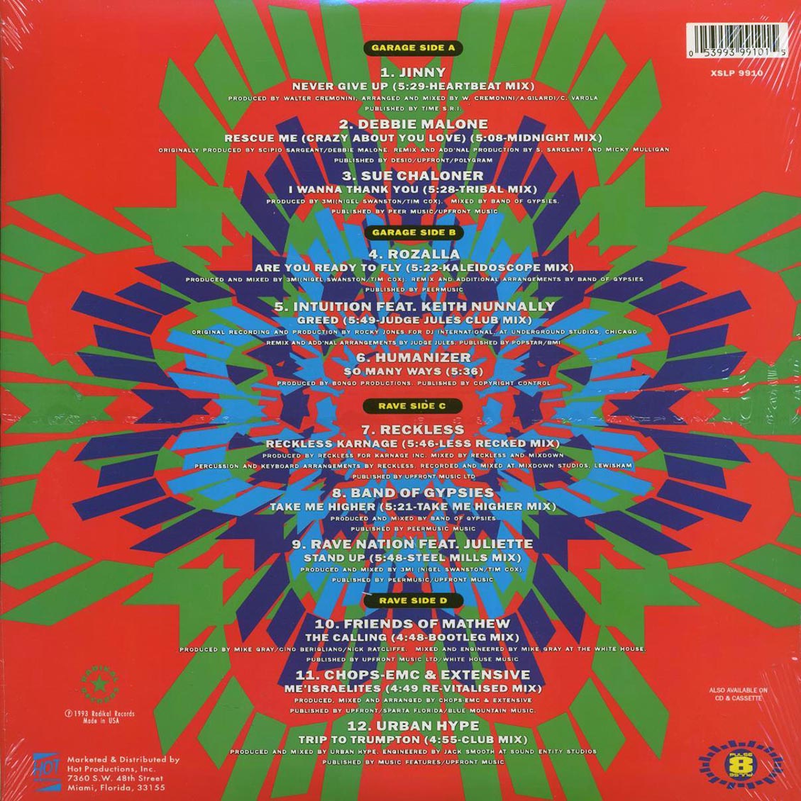 Jinny, Debby Malone, Rave Nation, Humanizer, Urban Hype, Etc. - Pulsating Rhythms (ORIGINAL 1993 PRESS) (orig. press) (2xLP) - Vinyl LP, LP