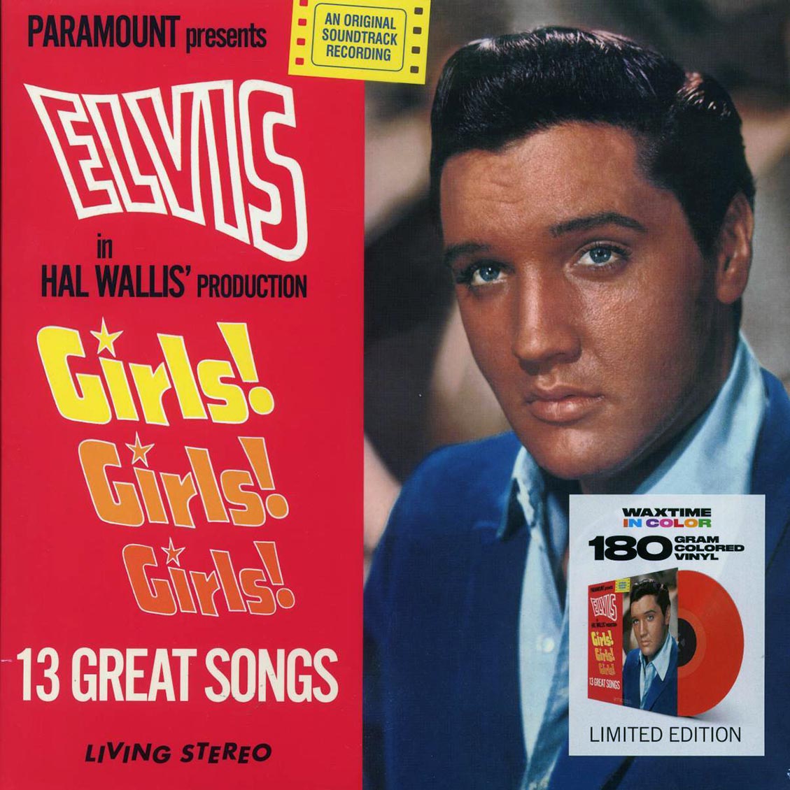 Elvis Presley - Girls! Girls! Girls! (180g) (red vinyl) (incl. 2 x bonus 45rpm records) - Vinyl LP
