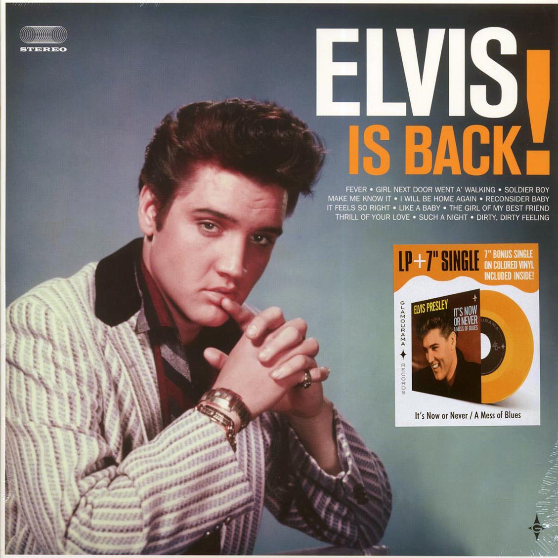Elvis Presley - Elvis Is Back! (+4 bonus tracks) (180g) (incl. a bonus 45rpm vinyl) - Vinyl LP