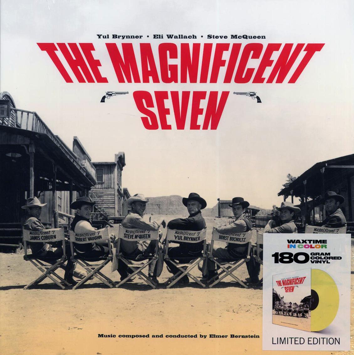 Elmer Bernstein - The Magnificent Seven (180g) (yellow vinyl) - Vinyl LP