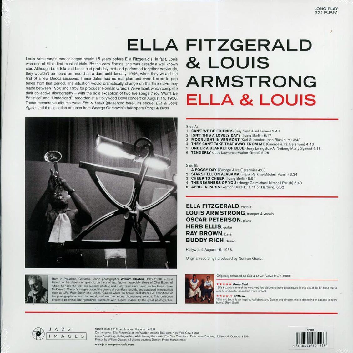 Ella Fitzgerald, Louis Armstrong - Ella & Louis (mono) (ltd. ed.) (180g) - Vinyl LP, LP