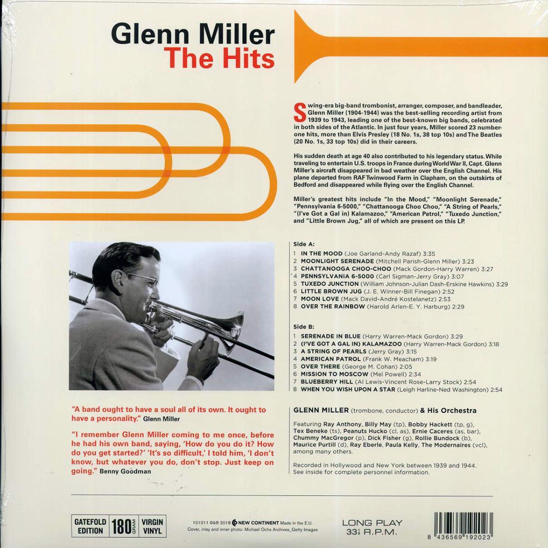 Glenn Miller - The Hits (180g) - Vinyl LP, LP