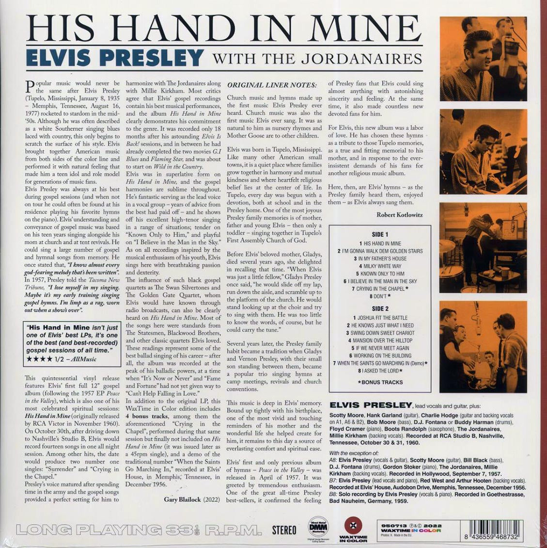 Elvis Presley - His Hand In Mine (+4 bonus tracks) (180g) (brown vinyl) - Vinyl LP, LP