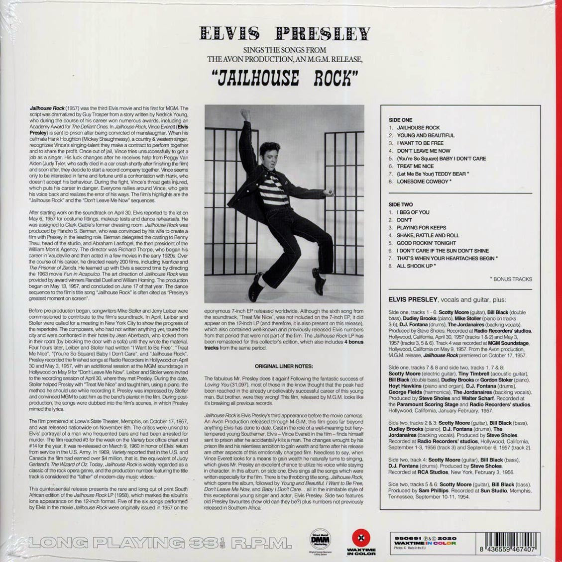 Elvis Presley - Jailhouse Rock (+4 bonus tracks) (180g) (red vinyl) - Vinyl LP, LP