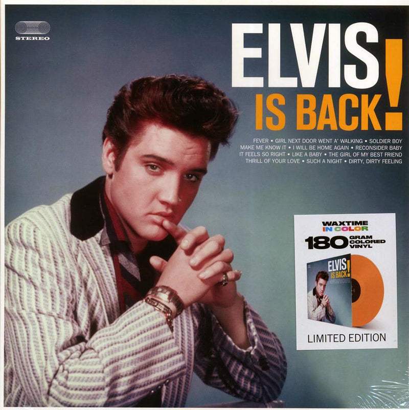 Elvis Presley - Elvis Is Back (+4 bonus tracks) (180g) (orange vinyl) - Vinyl LP