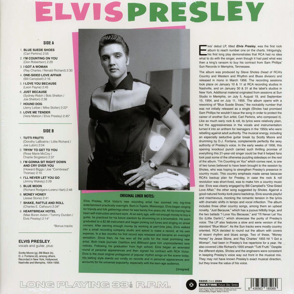Elvis Presley - Elvis Presley (+4 bonus tracks) (180g) (picture disc) - Vinyl LP, LP