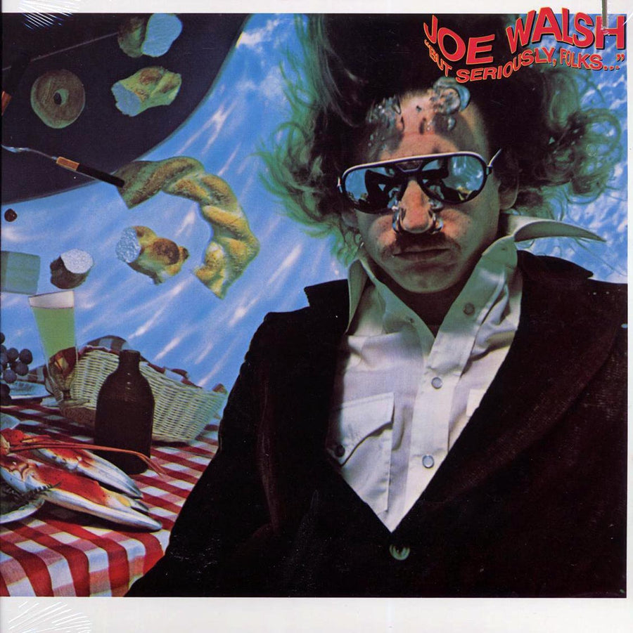 Joe Walsh - But Seriously, Folks (1978 ORIGINAL PRESS) (orig. press) (marked/ltd stock) -- LP