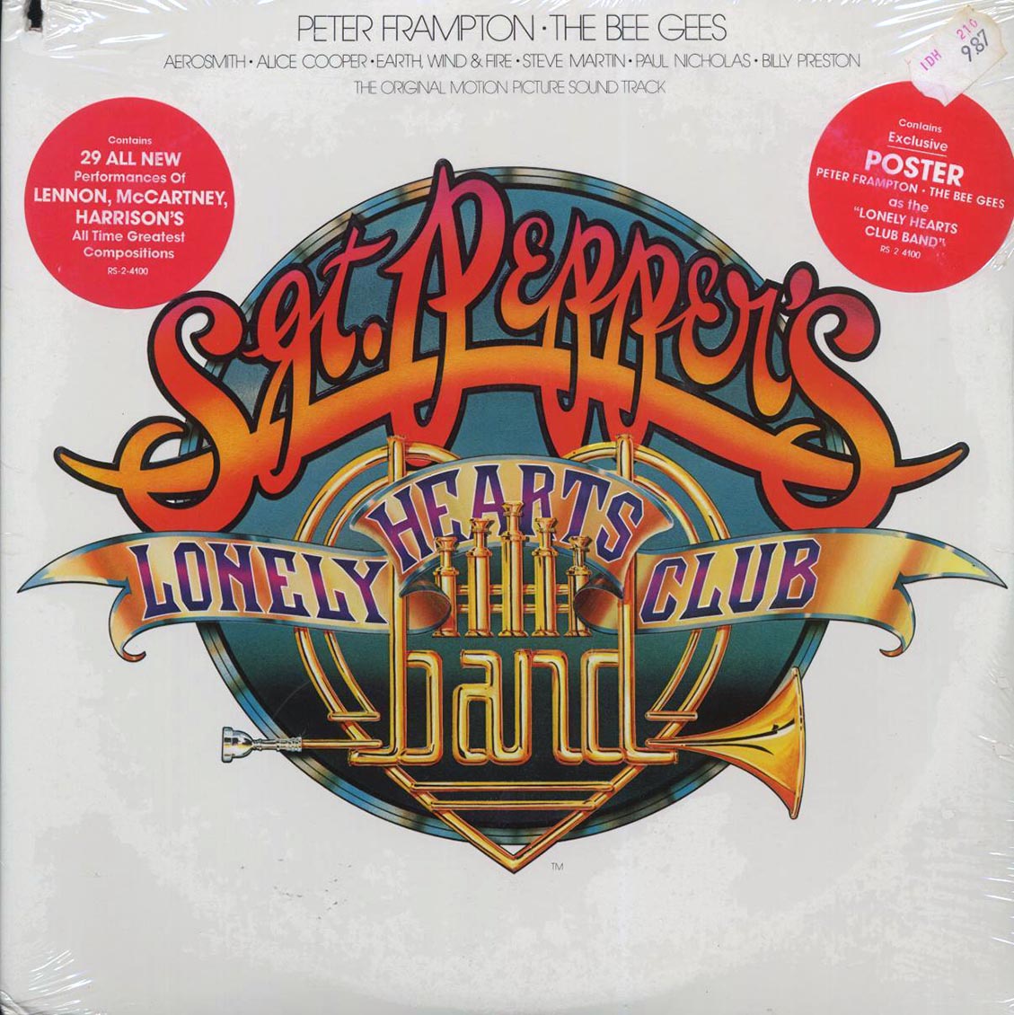 The Bee Gee's, Peter Frampton, Alice Cooper, Aerosmith, Etc. - Sgt. Pepper's Lonely Hearts Club Band (1978 ORIGINAL PRESS) (2xLP) (marked/ltd stock) - Vinyl LP