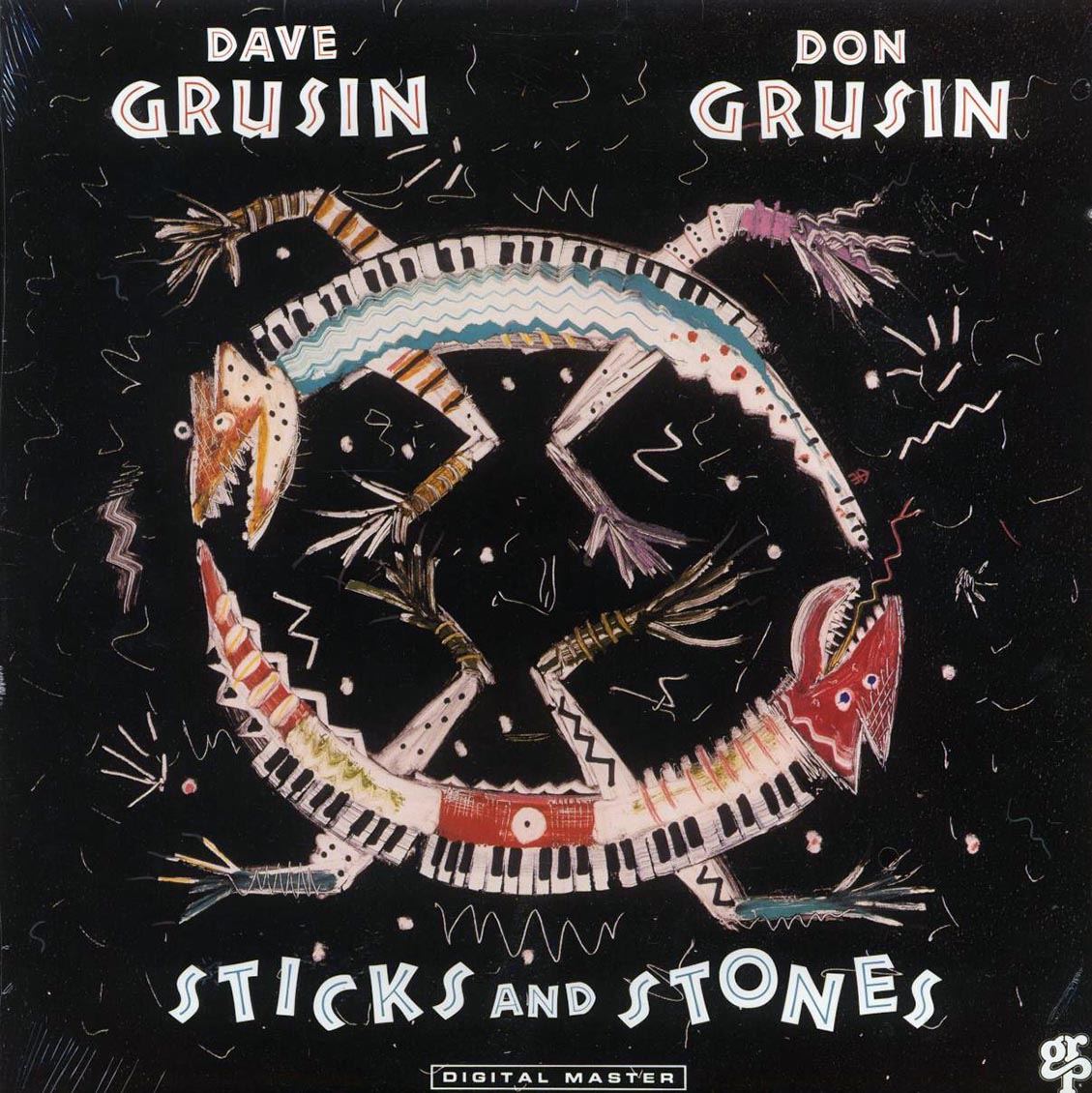 Dave Grusin, Don Grusin - Sticks And Stones (1988 ORIGINAL PRESS) (orig. press) - Vinyl LP