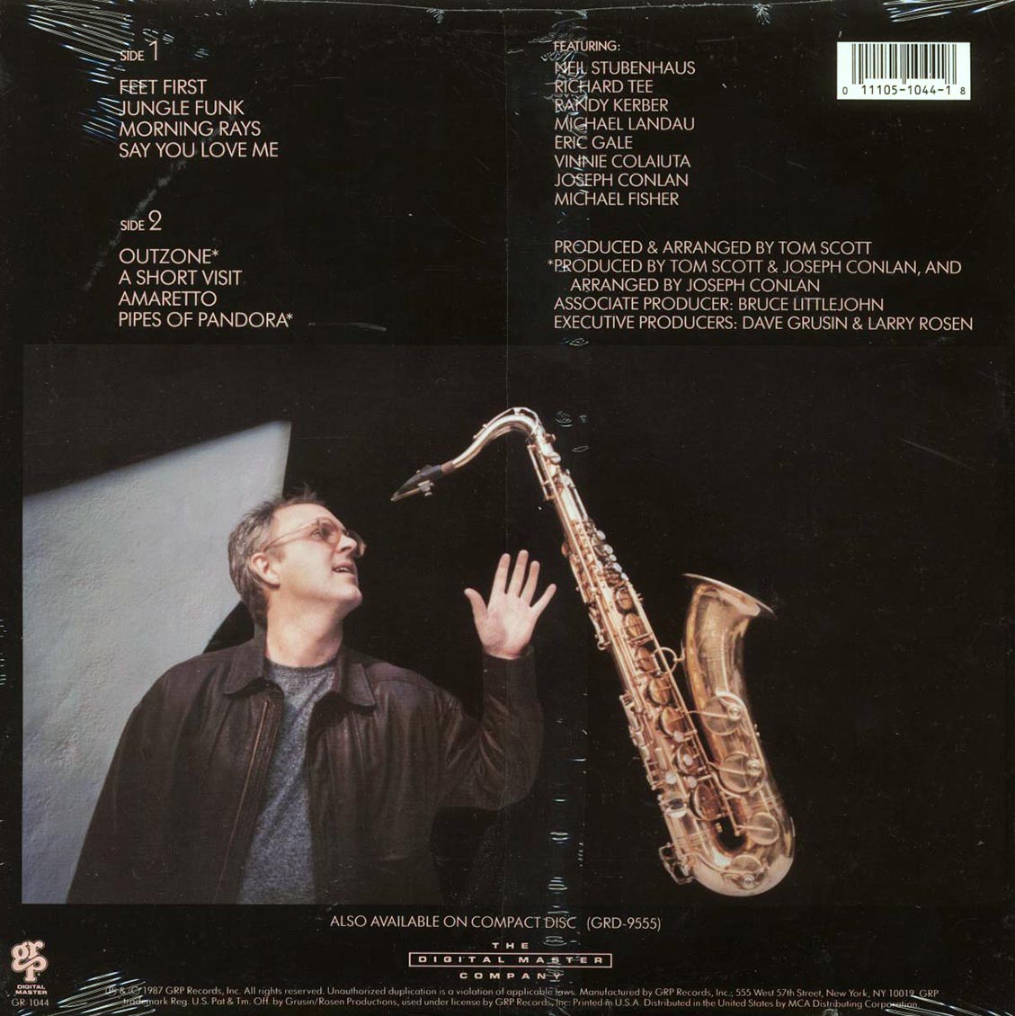 Tom Scott - Streamlines (1987 ORIGINAL PRESS) (orig. press) (marked/ltd stock) - Vinyl LP, LP