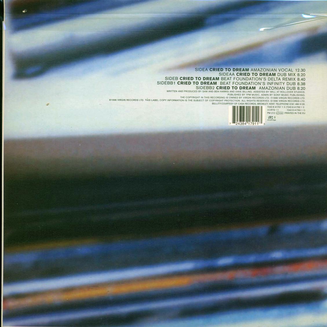 Bullitt - Cried To Dream (1996 ORIGINAL PRESS) (2xLP) - Vinyl LP, LP