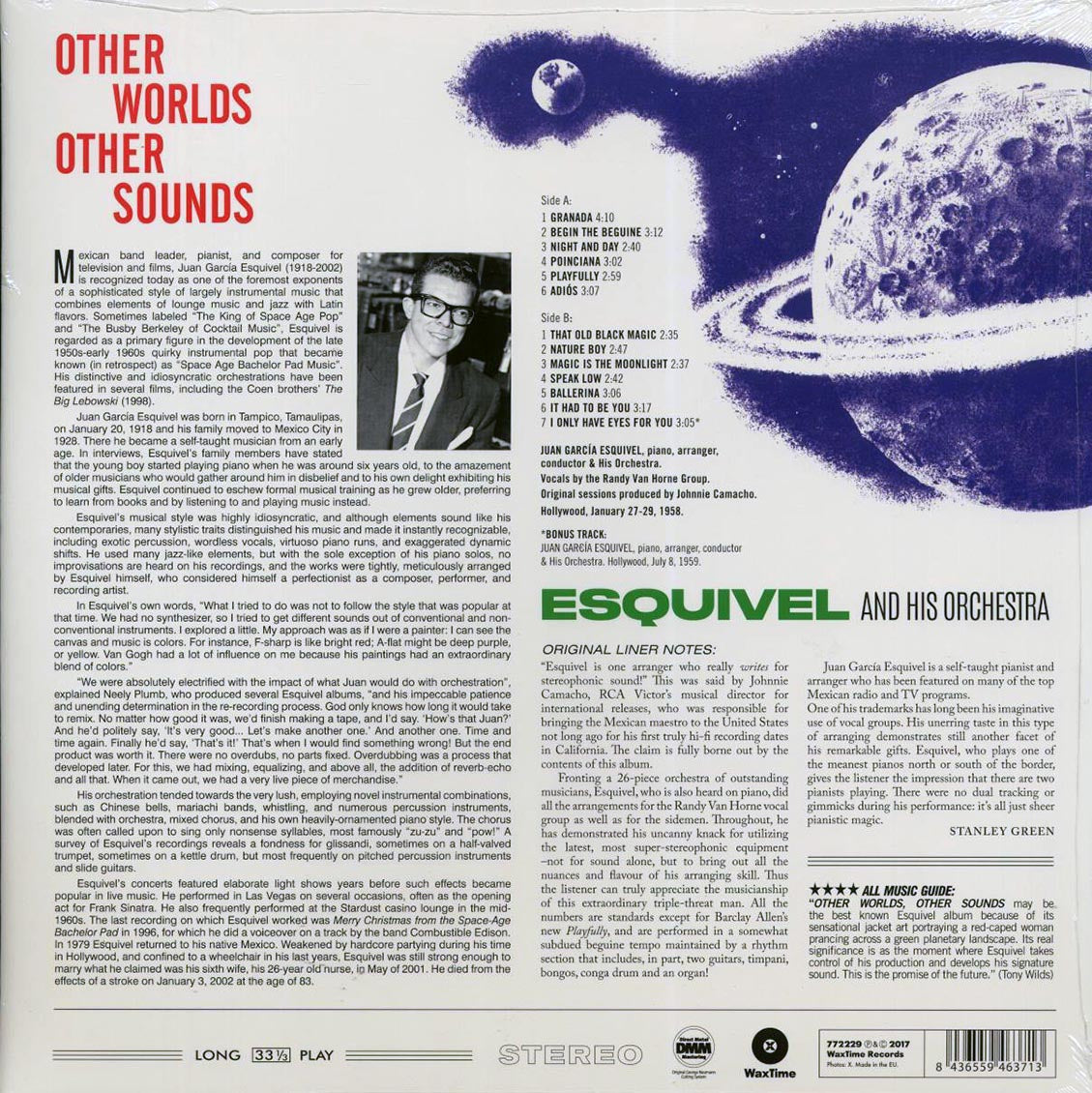 Esquivel & His Orchestra - Other Worlds Other Sounds (+bonus track) (180g) - Vinyl LP, LP