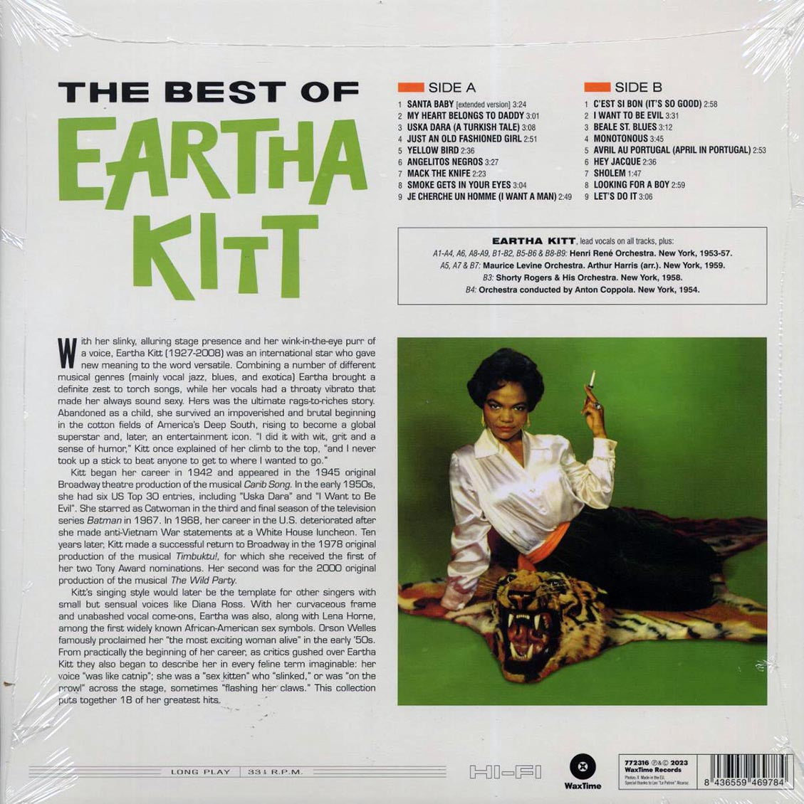 Eartha Kitt - The Best Of (180g) - Vinyl LP, LP