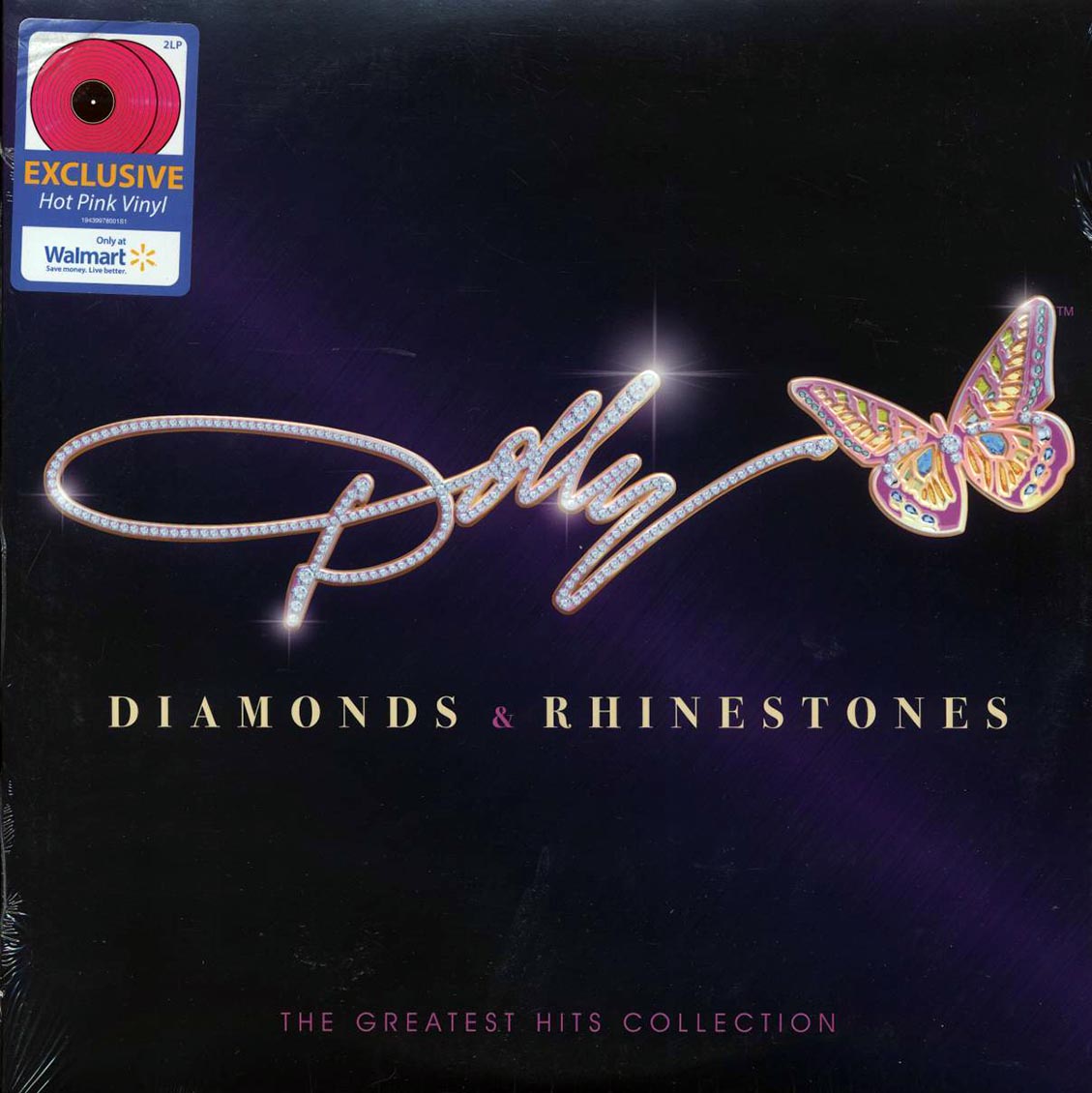 Dolly Parton - Diamonds & Rhinestones: The Greatest Hits Collection (ltd. ed.) (2xLP) (pink vinyl) - Vinyl LP