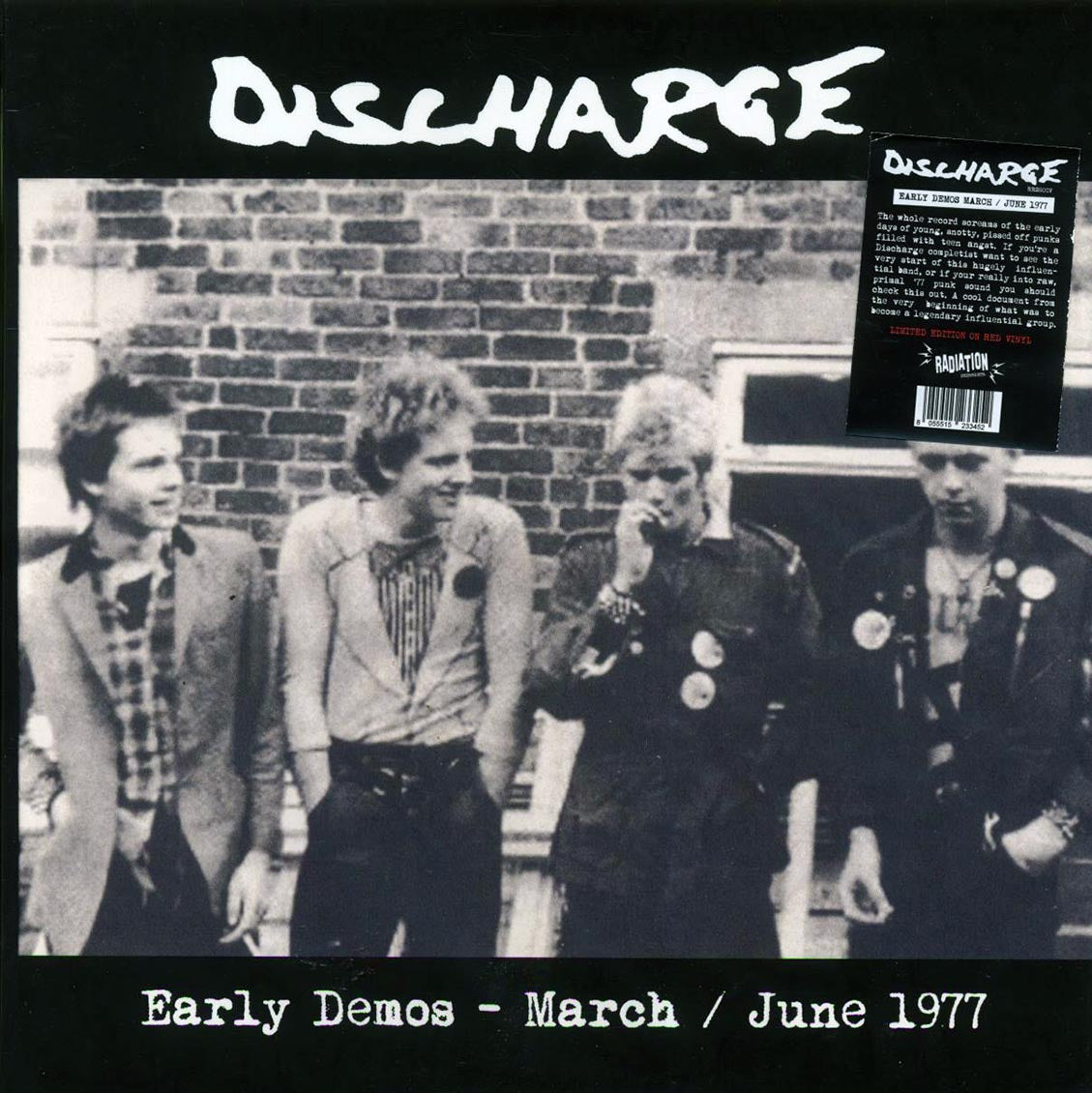Discharge - Early Demos: March, June 1977 (red vinyl) - Vinyl LP