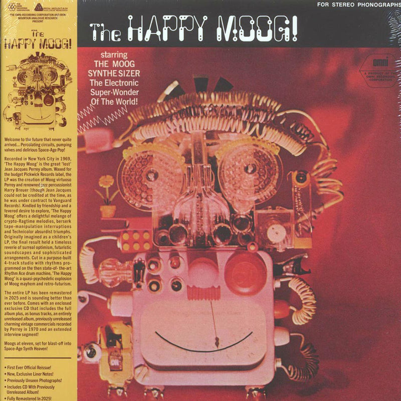 Jean-Jacques Perrey, Harry Breuer - The Happy Moog! (+bonus tracks) (remastered) (incl. CD) - Vinyl LP