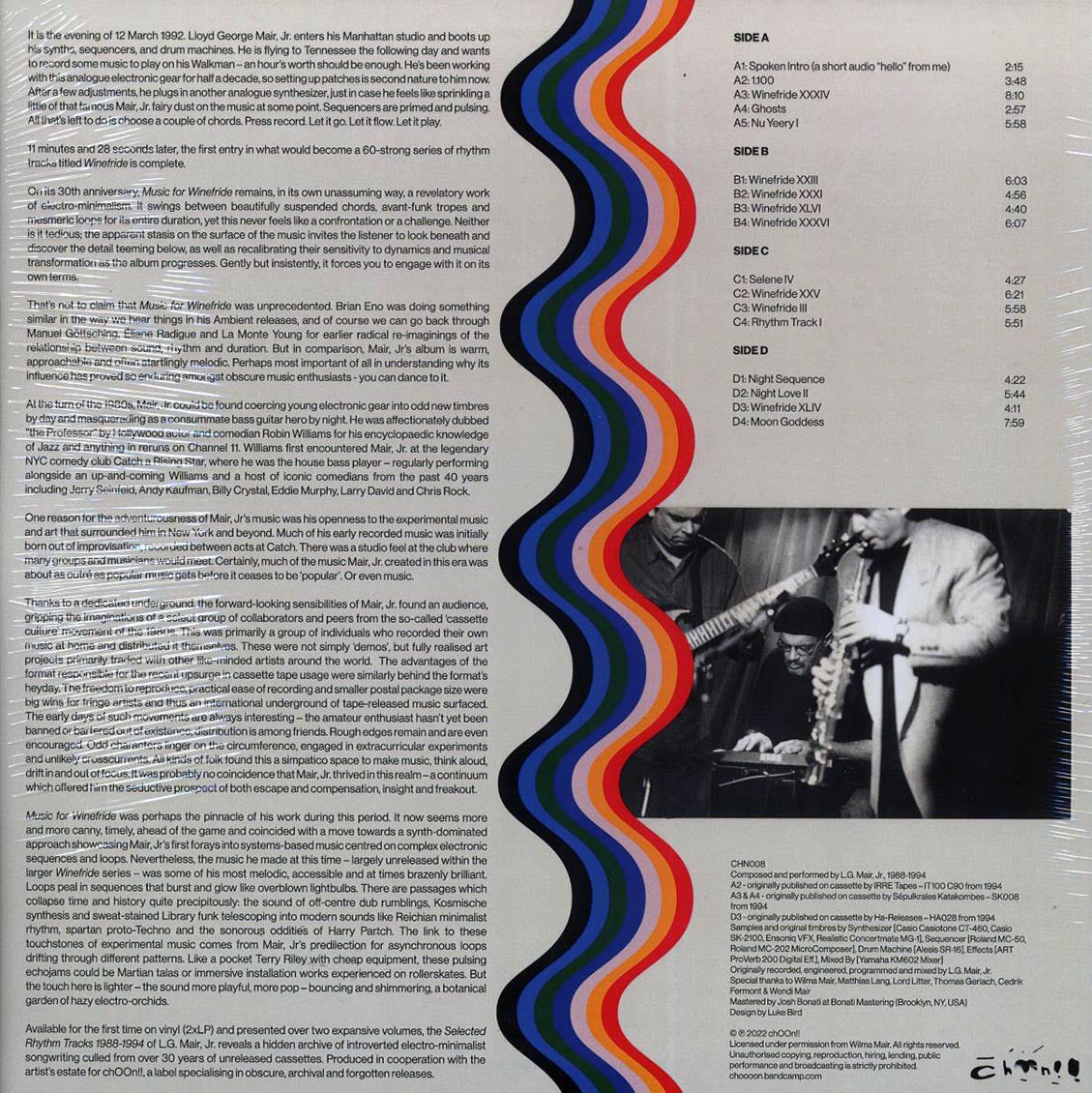 LG Mair Jr. - Selected Rhythm Tracks 1988-1994 Volume I (2xLP) (remastered) - Vinyl LP, LP