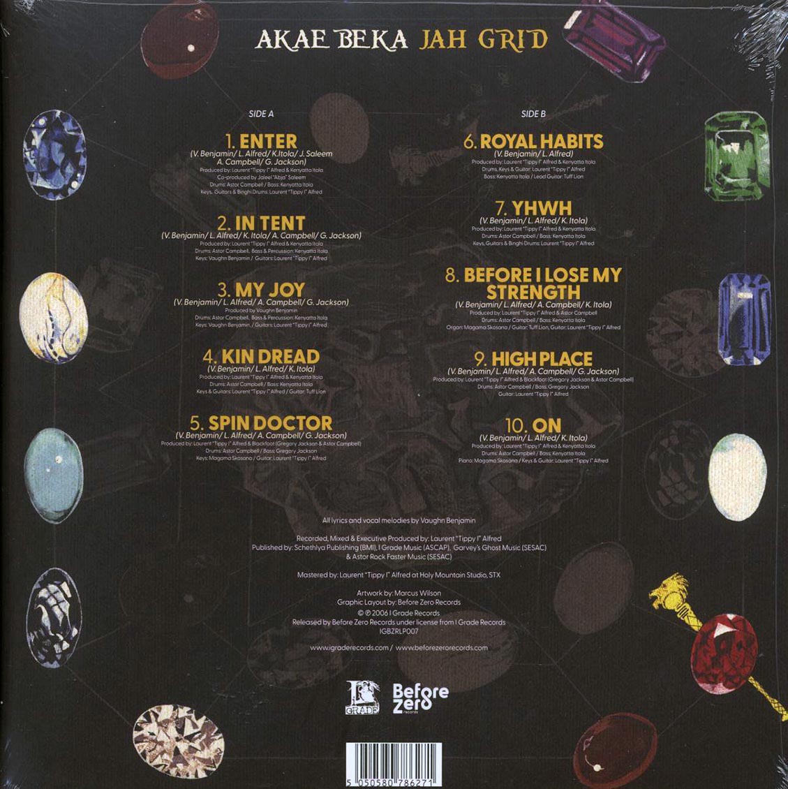 Akae Beka (Vaughn Benjamin/Midnite) - Jah Grid - Vinyl LP, LP