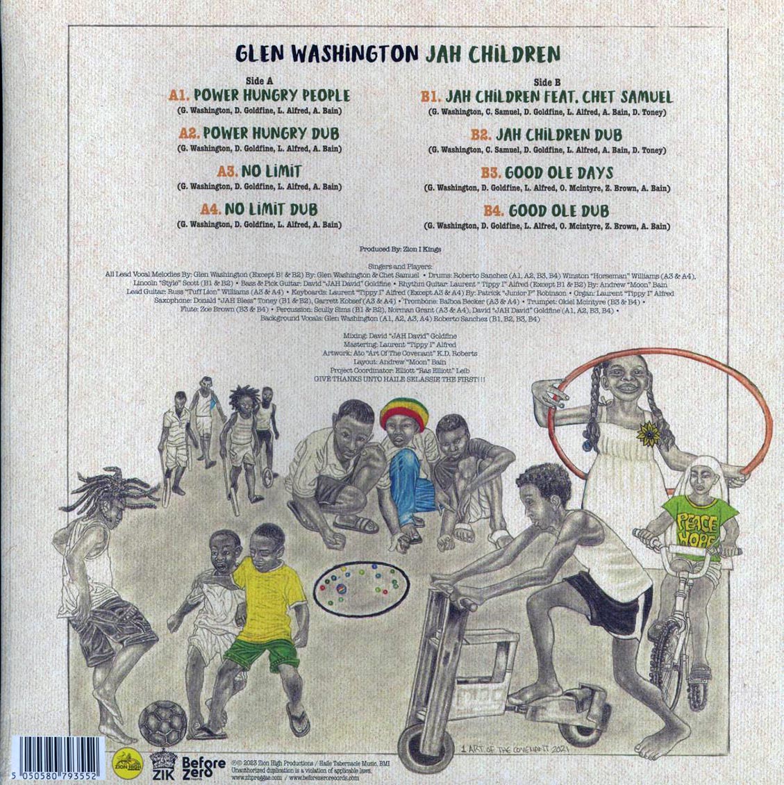 Glen Washington - Jah Children - Vinyl LP, LP