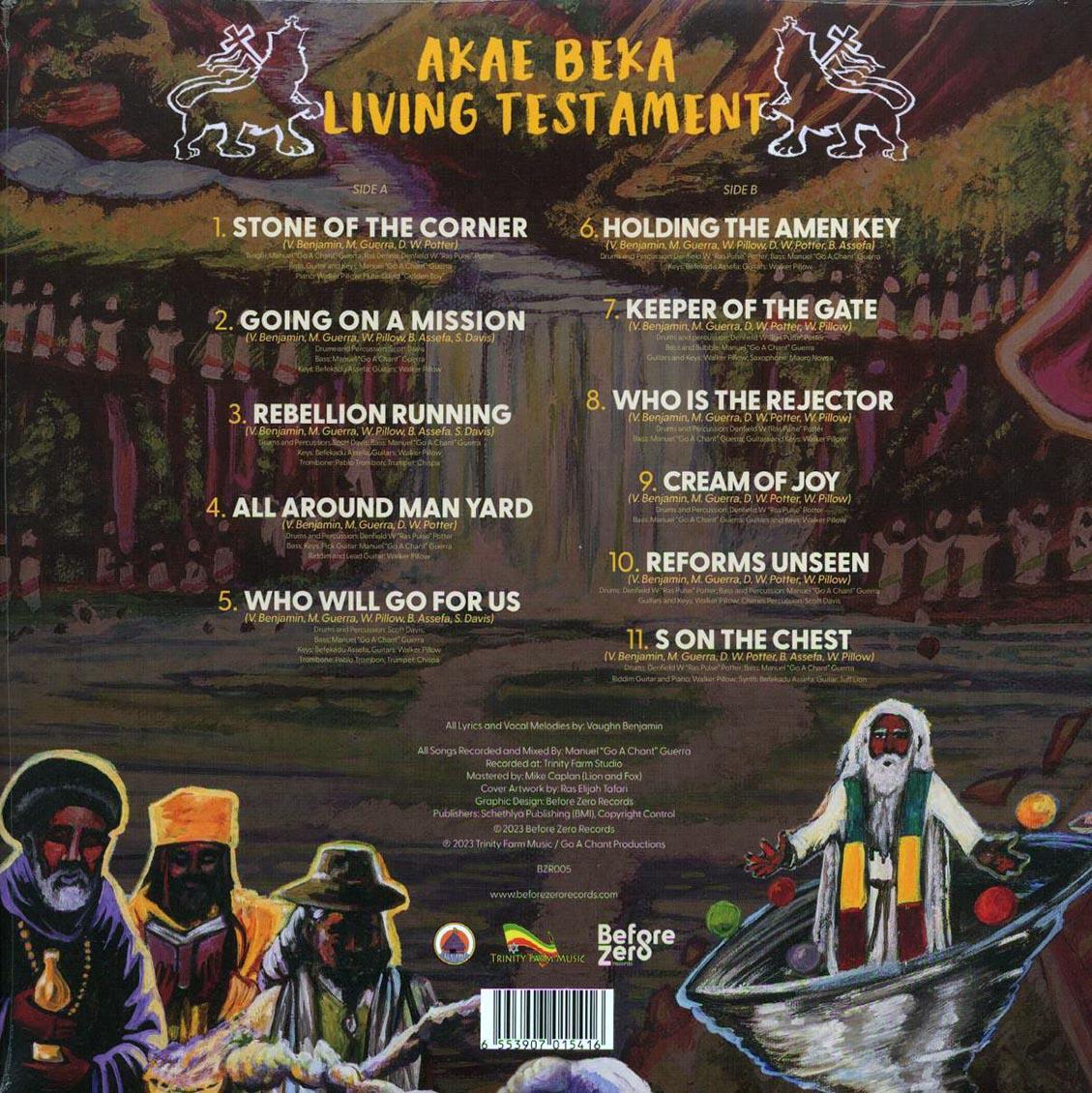 Akae Beka (Vaughn Benjamin/Midnite) - Living Testament - Vinyl LP, LP