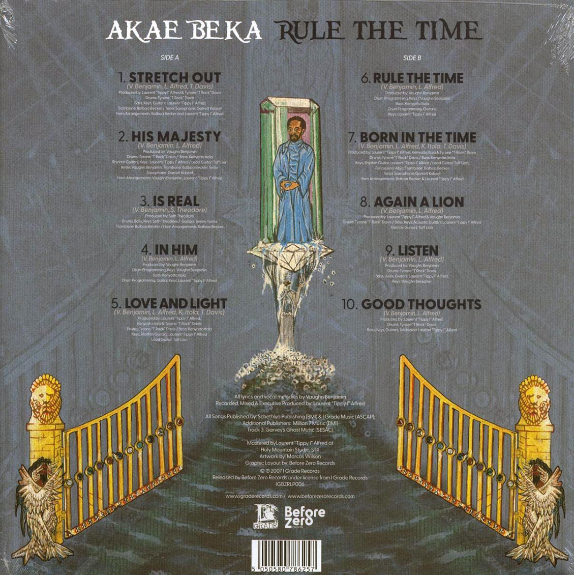 Akae Beka (Vaughn Benjamin/Midnite) - Rule The Time - Vinyl LP, LP
