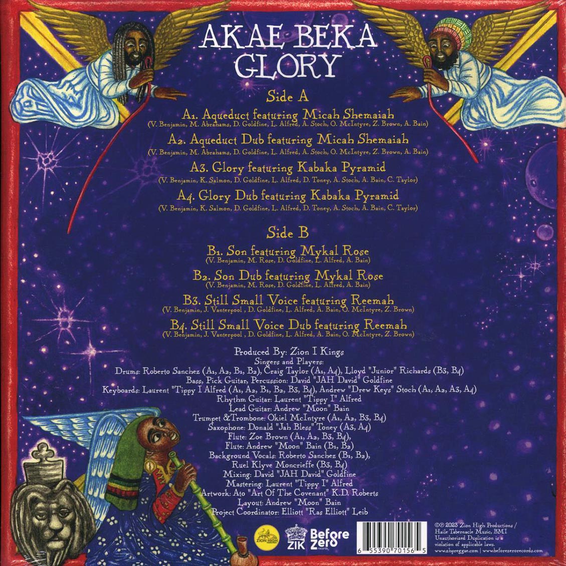 Akae Beka (Vaughn Benjamin/Midnite) - Glory - Vinyl LP, LP