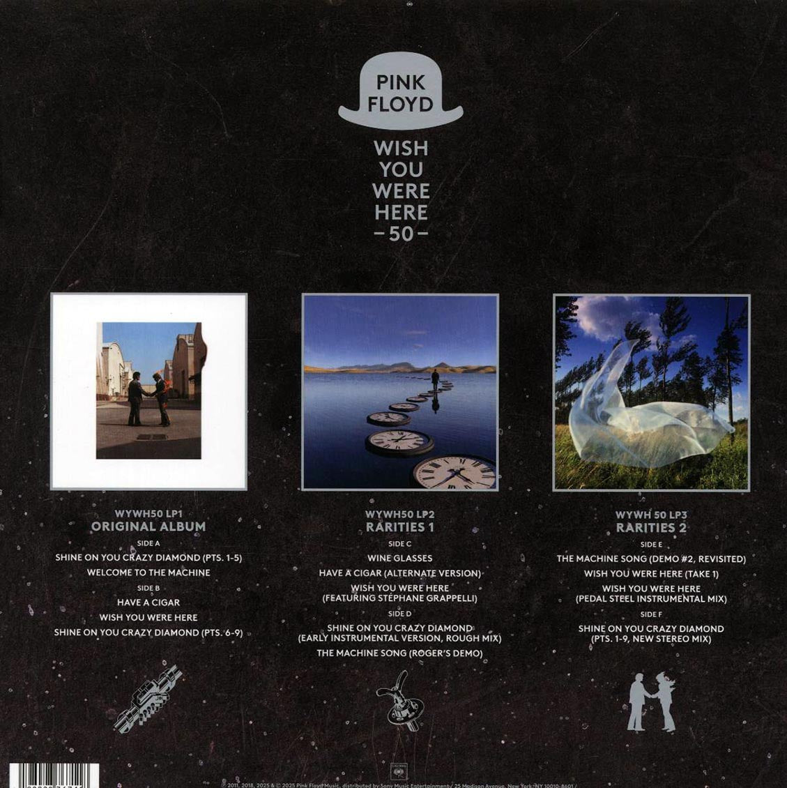 Pink Floyd - Wish You Were Here 50th Anniversary Box Set (50th Anniv. Ed.) (3xLP) (box set) (remastered) - Vinyl LP, LP
